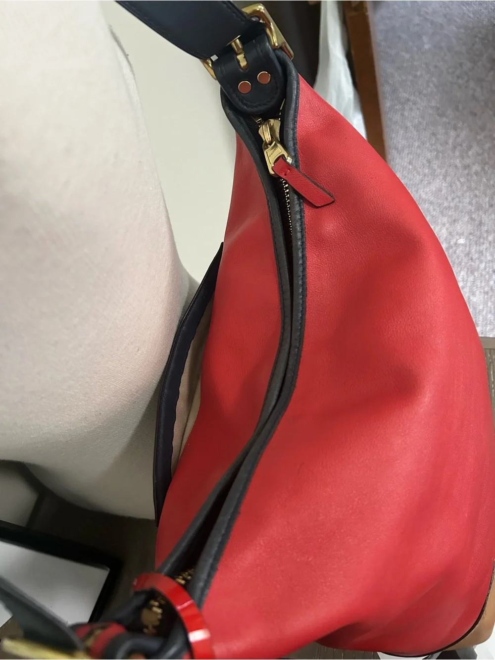 Coach Legacy Colorblock Leather Crossbody Bucket Bag, Matching Wallet, Vintage